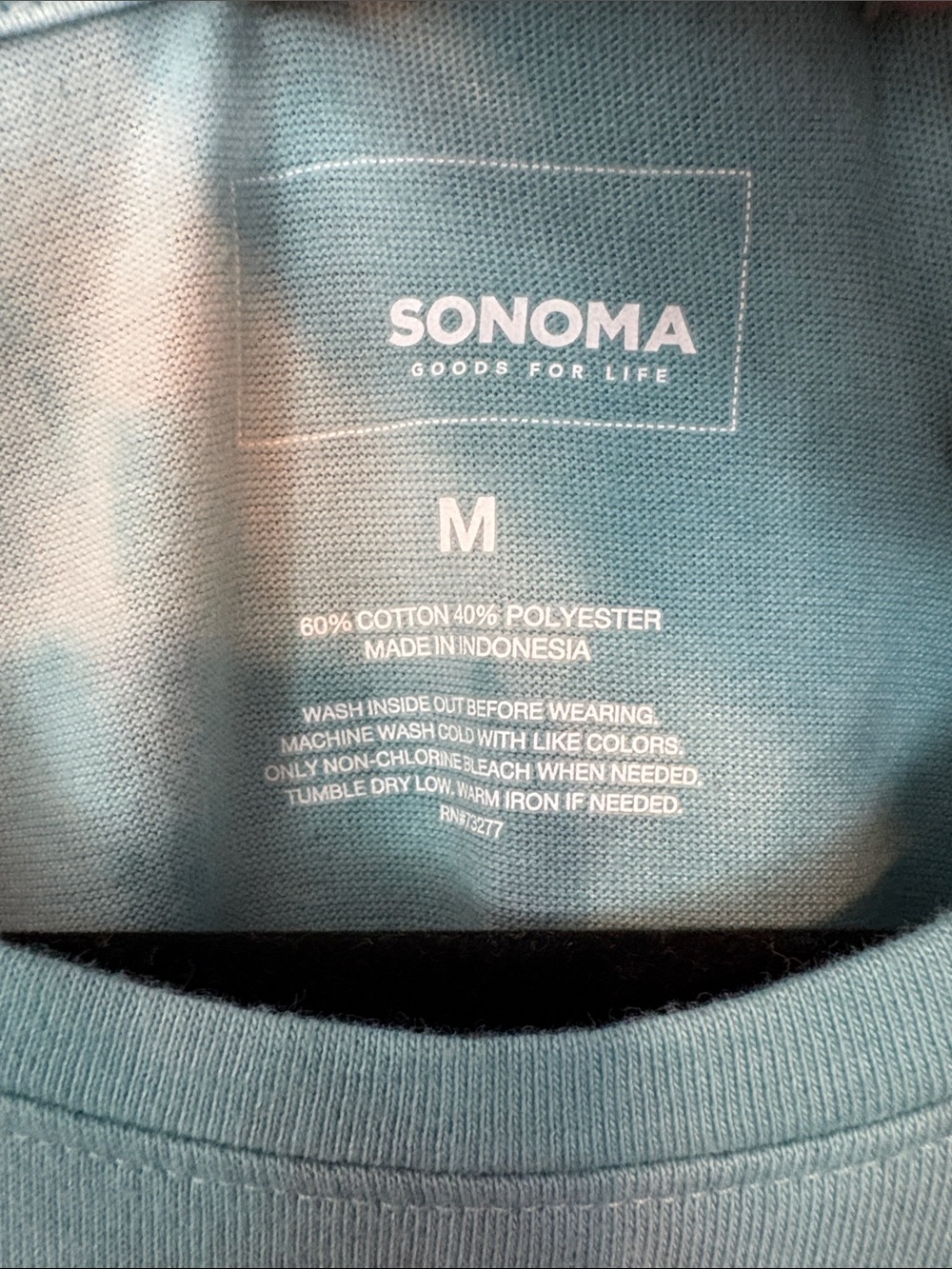 Sonoma Teal Tie-Dye Sleeveless Maxi Dress - Size M - Picture 2 of 8